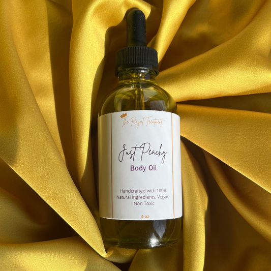 Just peachy body oil