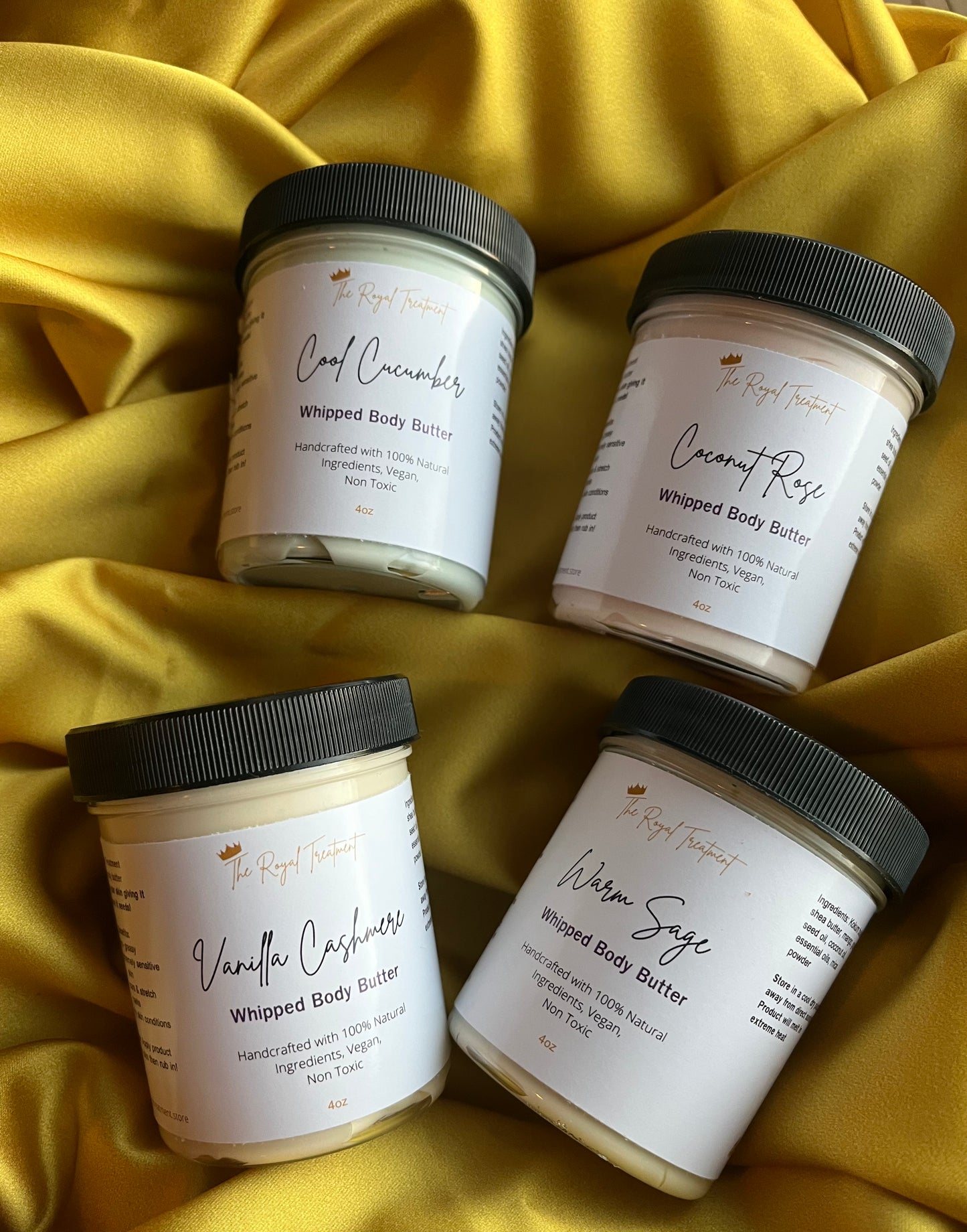 Coconut Rose whipped body butter