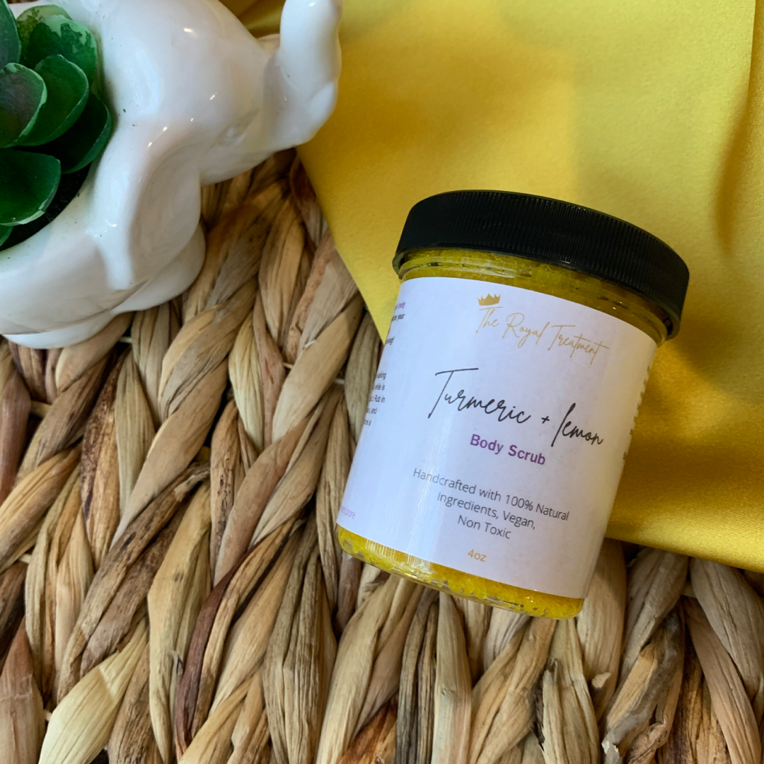 Turmeric + lemon Body Scrub