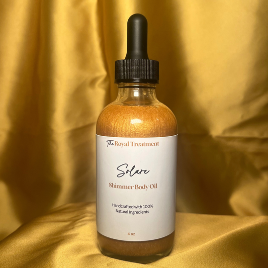 Solare shimmer body oil